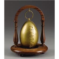 Imperial Russian Metal Gilt Easter Egg