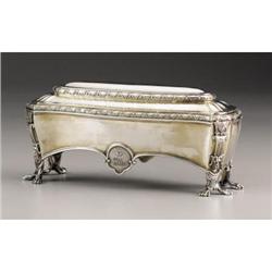 Imperial Russian Silver Toilet Box