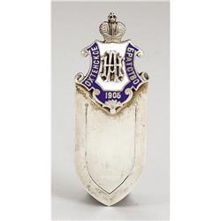 Silver Jeton Mounted as a Bookmark