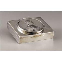 Catherine the Great Silver Table Medallion