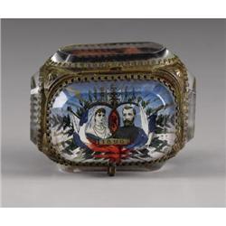Small Nicholas and Alexandra Souvenir Box