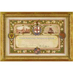 Invitation for a Reception to Honor Grand Duke