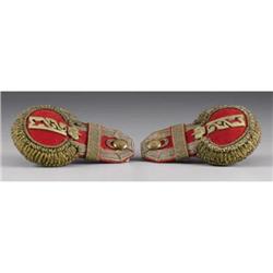 Pair of Russian Regimental Epaulettes