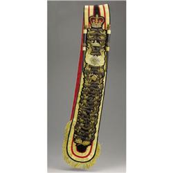 British Commemorative Regimental Drummer's Sash