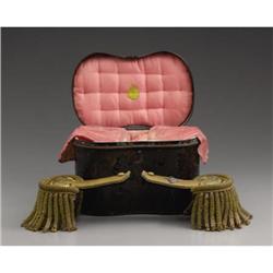 Pair of Portuguese Epaulettes in Fitted Case