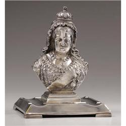 Victorian Silver-plated Inkwell