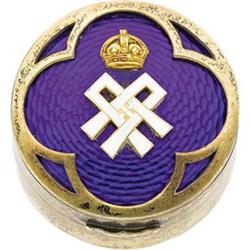 Queen Alexandra Enameled Silver-gilt Pill Box