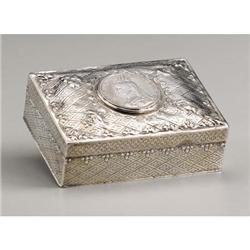 Queen Victoria Jubilee Silver Cigarette Box