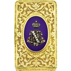Gold and Diamond Presentation Snuffbox
