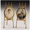 Image 1 : Portrait Miniatures of George V and Queen Mary