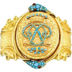 Victorian Portrait Miniature on a Bracelet