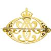 Image 2 : Queen Alexandra Gold Lady-in-Waiting Brooch