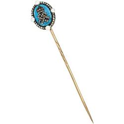 Enamelled Royal Presentation Stickpin
