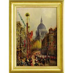 William A. Mac Donald Oil on board