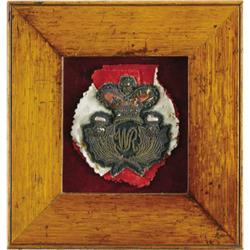 Embroidered Military Insignia of King William