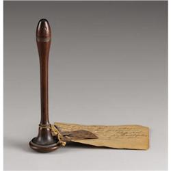 George IV Mahogany Sugar Crusher with Provenance