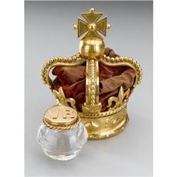 Victorian Bronze DorÃ© inkwell