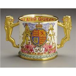 Minton George VI Coronation Loving Cup