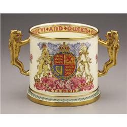 Minton George VI and Queen Elizabeth Visit Cup