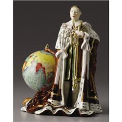 British Ceramic Coronation Figure of George VI