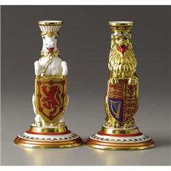 Royal Minton Bone China Candlesticks