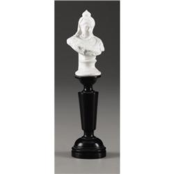 Small German Bisque Porcelain of Queen Victoria