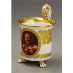 Berlin KPM Kaiser Wilhelm II Mug