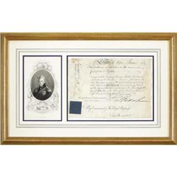 Signed Document from King William IV