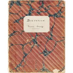 School Exercise Book of Prince George