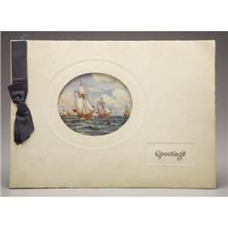 Large Christmas Card from King George V