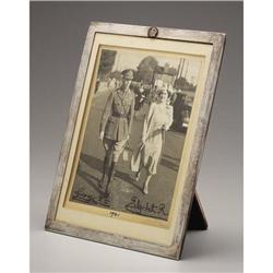Queen Elizabeth Silver-Gilt Photograph Frame