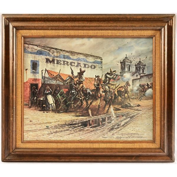 Don Yena Print "Trouble At The Mercado"