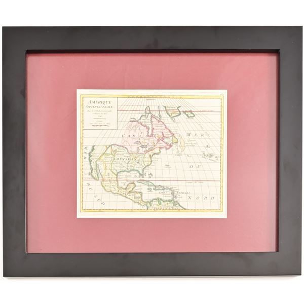 1748 Map of Texas as Part of Louisiana