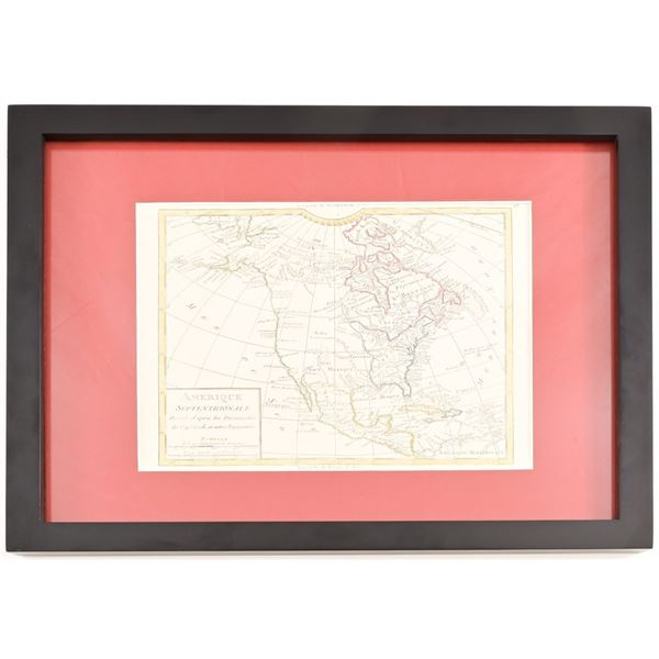 1820 Texas Map as Part of Mexico Circa 1820