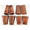 Image 1 : Collection of Leather Cowboy Cuffs (4 pair)