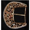 Image 3 : 14KT Gold Diamond & Ruby Belt Buckle Set