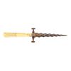 Image 1 : French Flame-Bladed Dagger with Ivory Handle