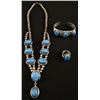 Image 1 : Sterling Silver & Turquoise 3 Piece Set
