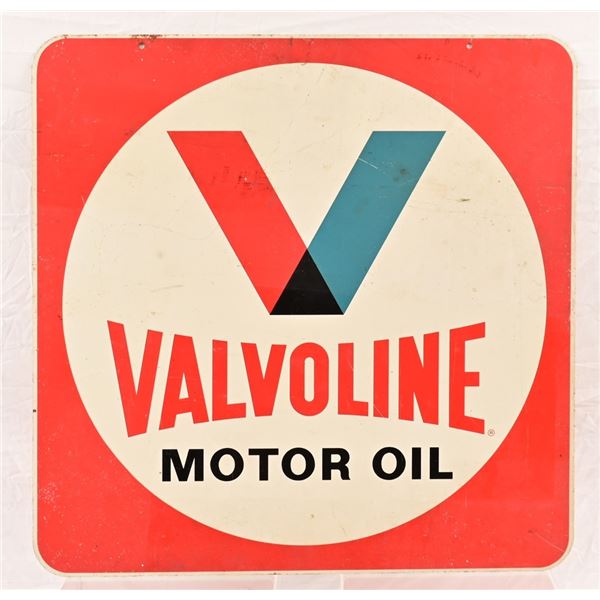 Valvoline Motor Oil Tin Sign Double-Sided