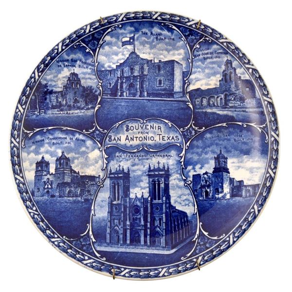 San Antonio Souvenir Plate