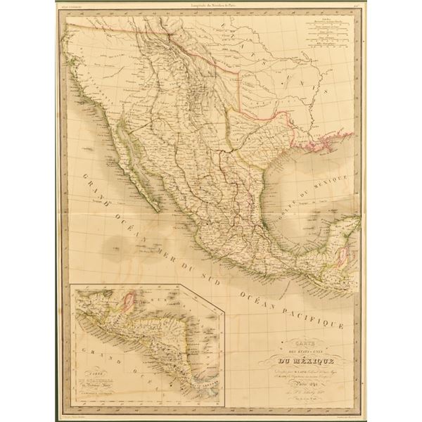 1842 Republic of Texas Map