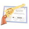 Image 1 : Colt SAA .45 Gold Plated Texas Ranger Tribute