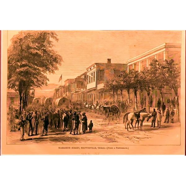 1865 Brownsville, Texas Print