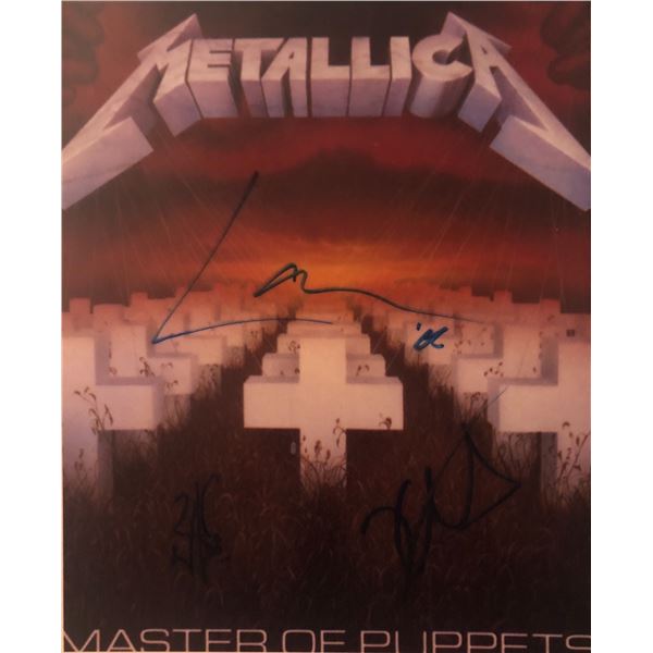 Metallica Signed Photo
