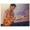 Image 1 : Eddie Van Halen Shirtless Playing Guitar Signed Photo
