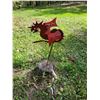 Image 4 : Metal Art - 2 Red Dragon Lawn Ornaments