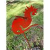Image 6 : Metal Art - 2 Red Dragon Lawn Ornaments