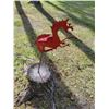 Image 3 : Metal Art - 2 Red Dragon Lawn Ornaments