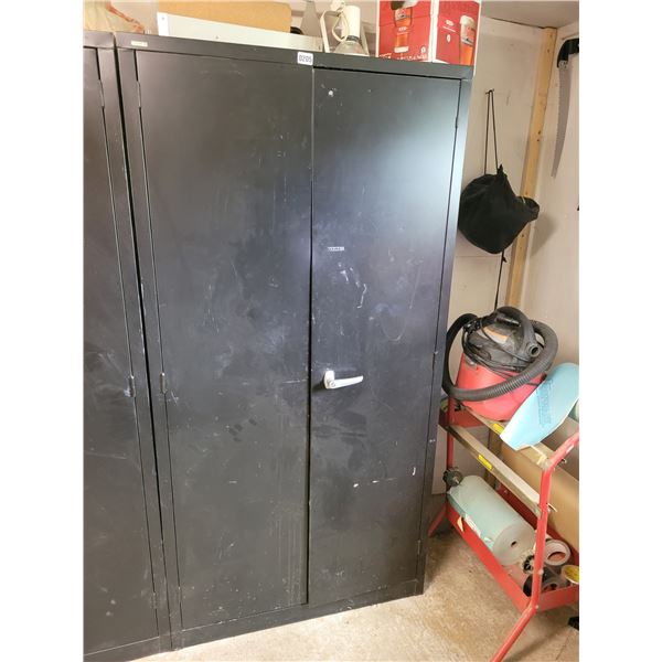 2 Door Locker & 3 Door School Locker with Contents
