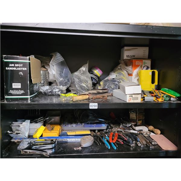 2 Misc Tool Shelves With Masks